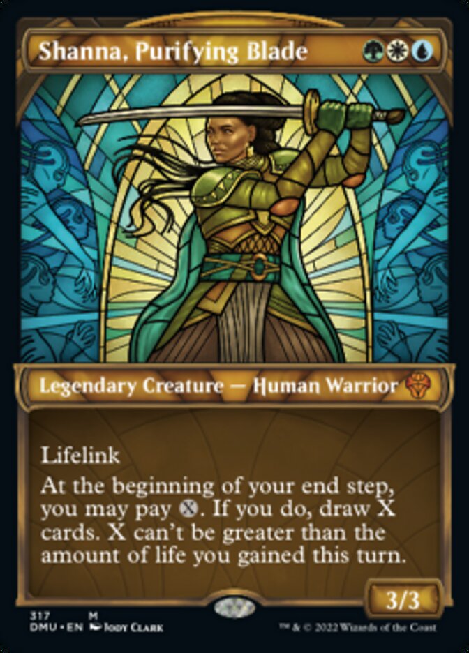 Shanna, Purifying Blade (Showcase) [Dominaria United] | Webway Games