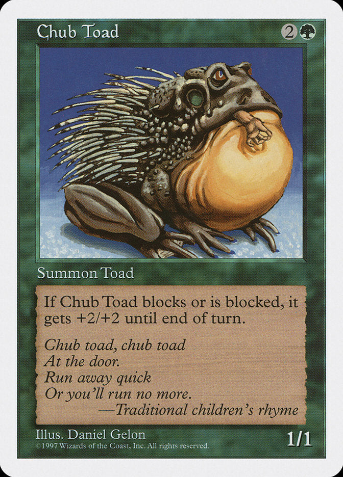 Chub Toad [Fifth Edition] | Webway Games