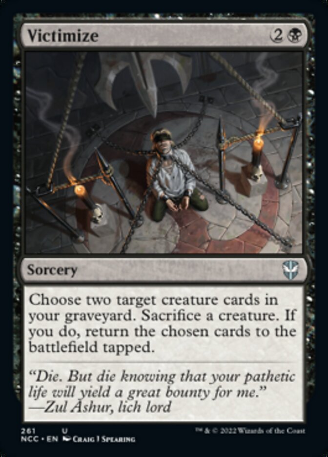 Victimize [Streets of New Capenna Commander] | Webway Games