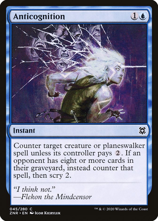 Anticognition [Zendikar Rising] | Webway Games