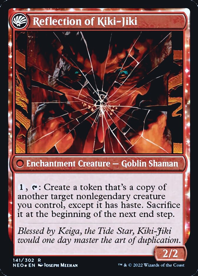Fable of the Mirror-Breaker // Reflection of Kiki-Jiki [Kamigawa: Neon Dynasty Prerelease Promos] | Webway Games