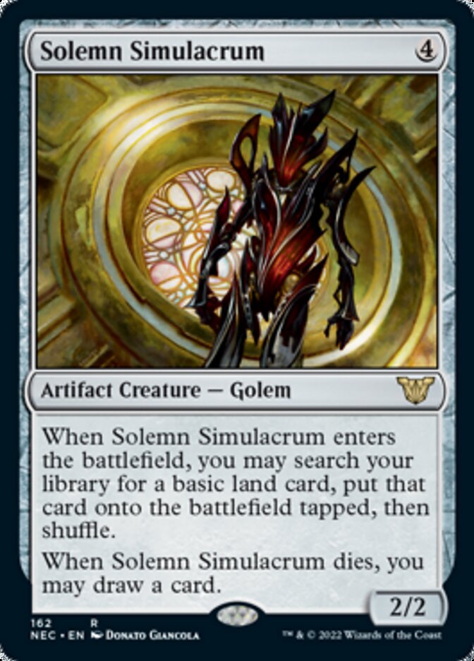 Solemn Simulacrum [Kamigawa: Neon Dynasty Commander] | Webway Games