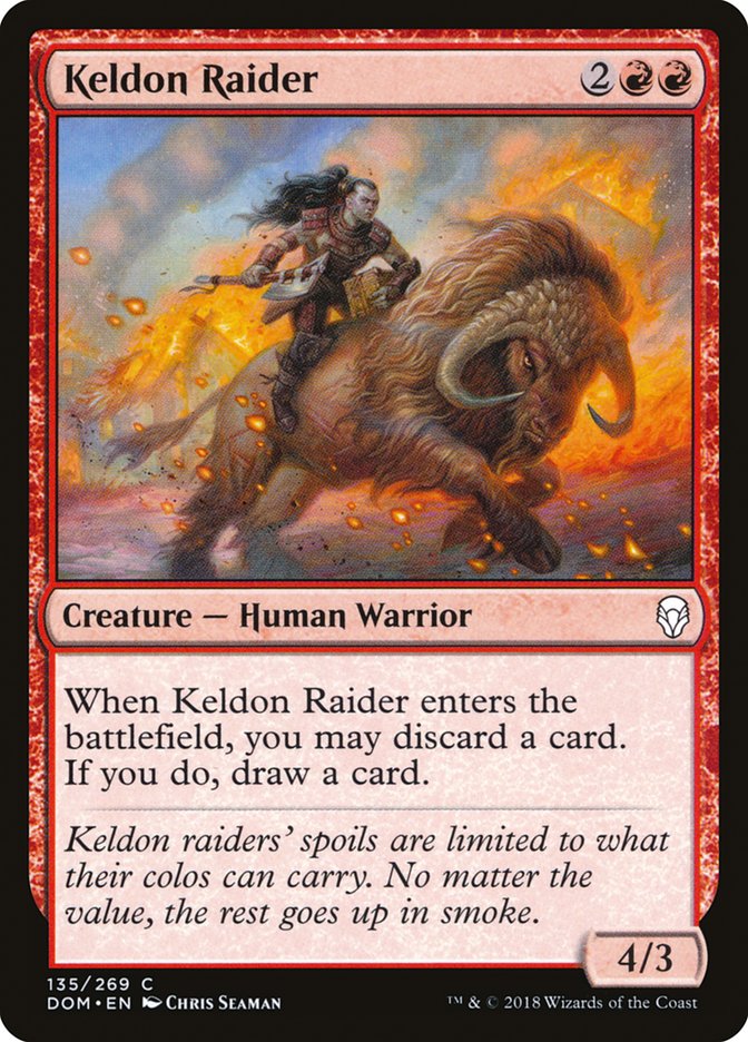 Keldon Raider [Dominaria] | Webway Games