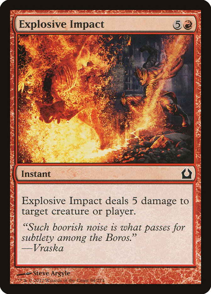 Explosive Impact [Return to Ravnica] | Webway Games