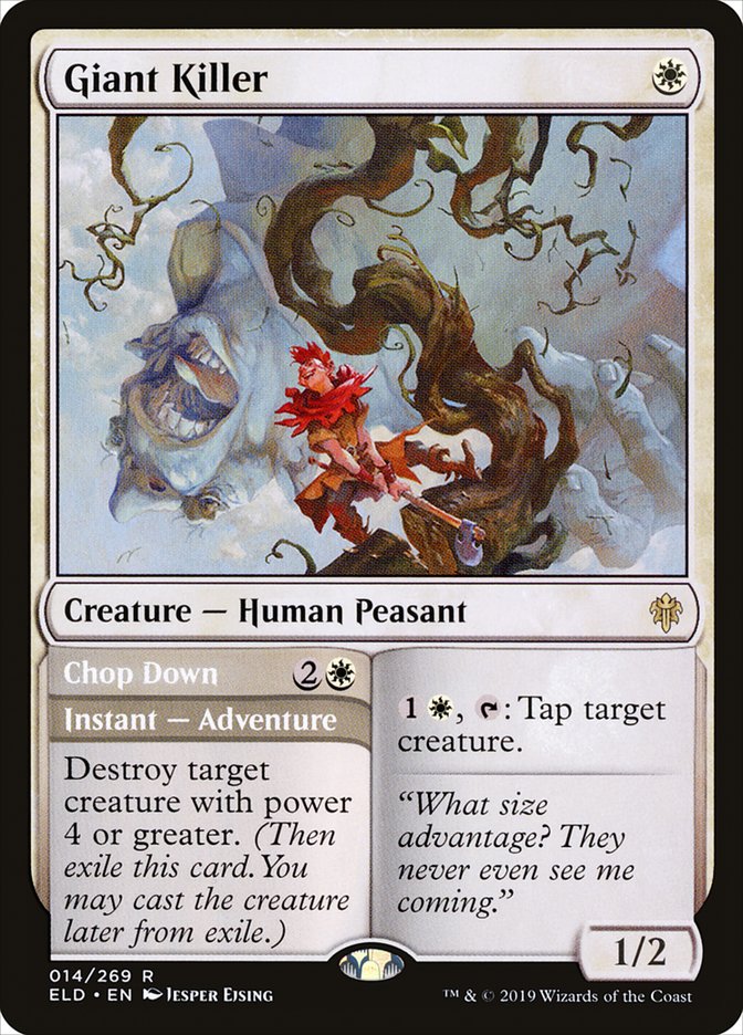 Giant Killer // Chop Down [Throne of Eldraine] | Webway Games