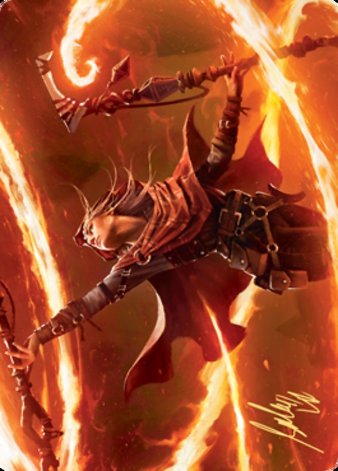 Magmatic Channeler Art Card (Gold-Stamped Signature) [Zendikar Rising Art Series] | Webway Games