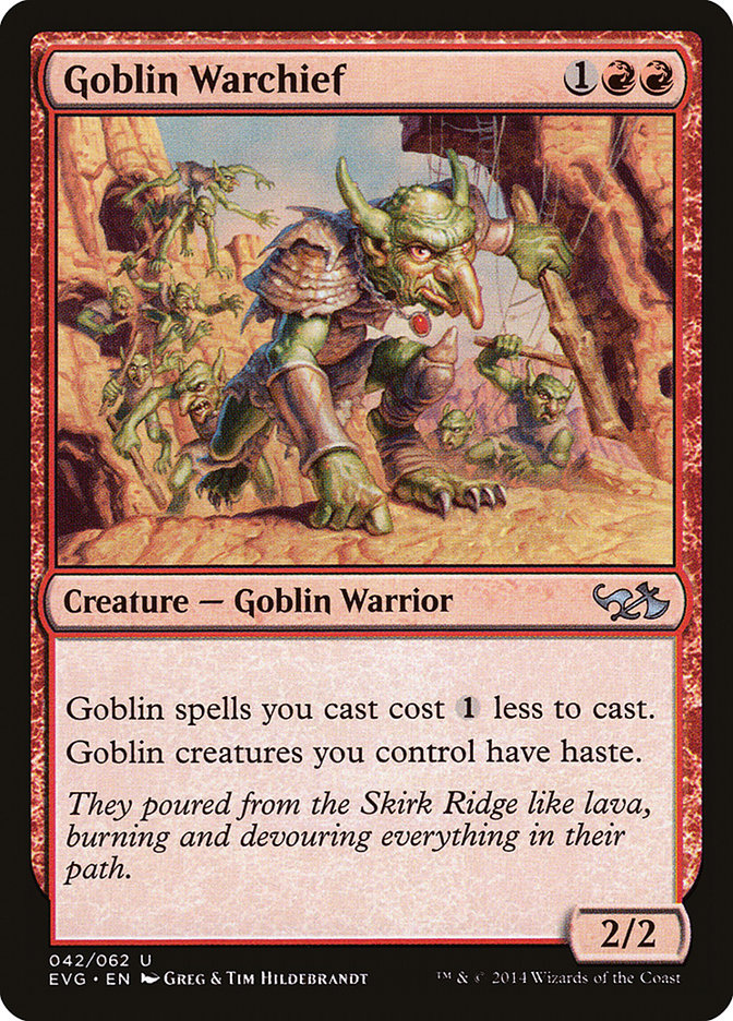 Goblin Warchief (Elves vs. Goblins) [Duel Decks Anthology] | Webway Games