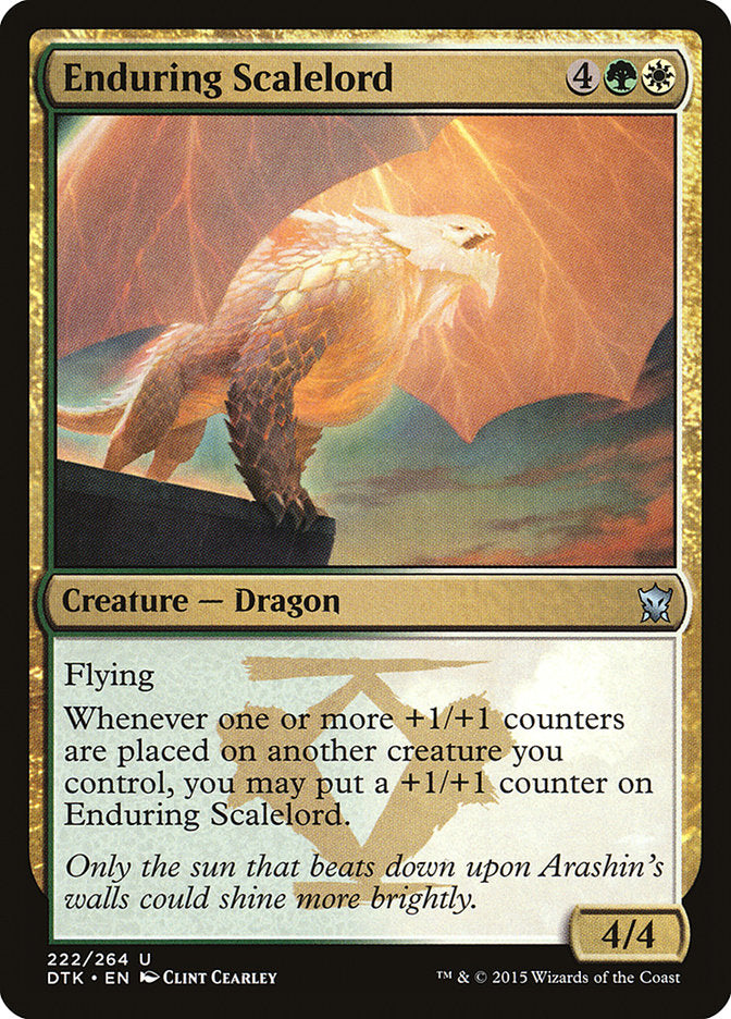 Enduring Scalelord [Dragons of Tarkir] | Webway Games