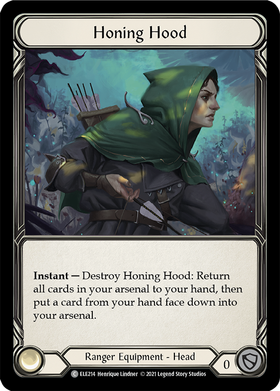 Honing Hood [ELE214] (Tales of Aria)  1st Edition Cold Foil | Webway Games