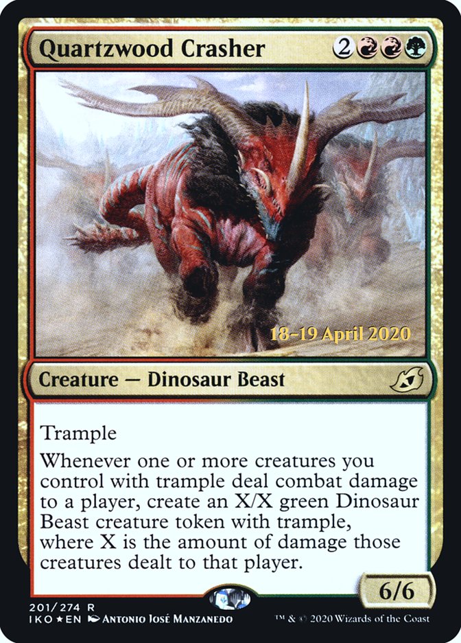 Quartzwood Crasher  [Ikoria: Lair of Behemoths Prerelease Promos] | Webway Games