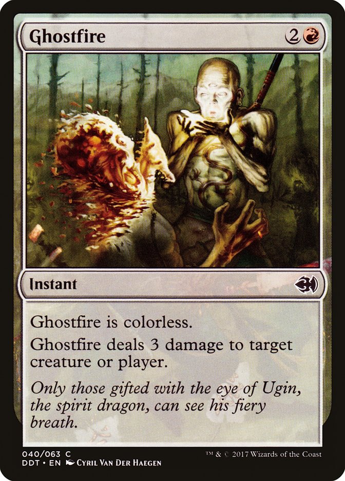 Ghostfire [Duel Decks: Merfolk vs. Goblins] | Webway Games