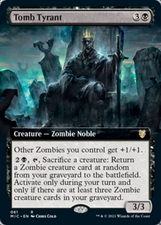 Tomb Tyrant (Extended) [Innistrad: Midnight Hunt Commander] | Webway Games