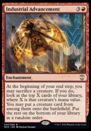 Industrial Advancement (Promo Pack) [Streets of New Capenna Commander Promos] | Webway Games