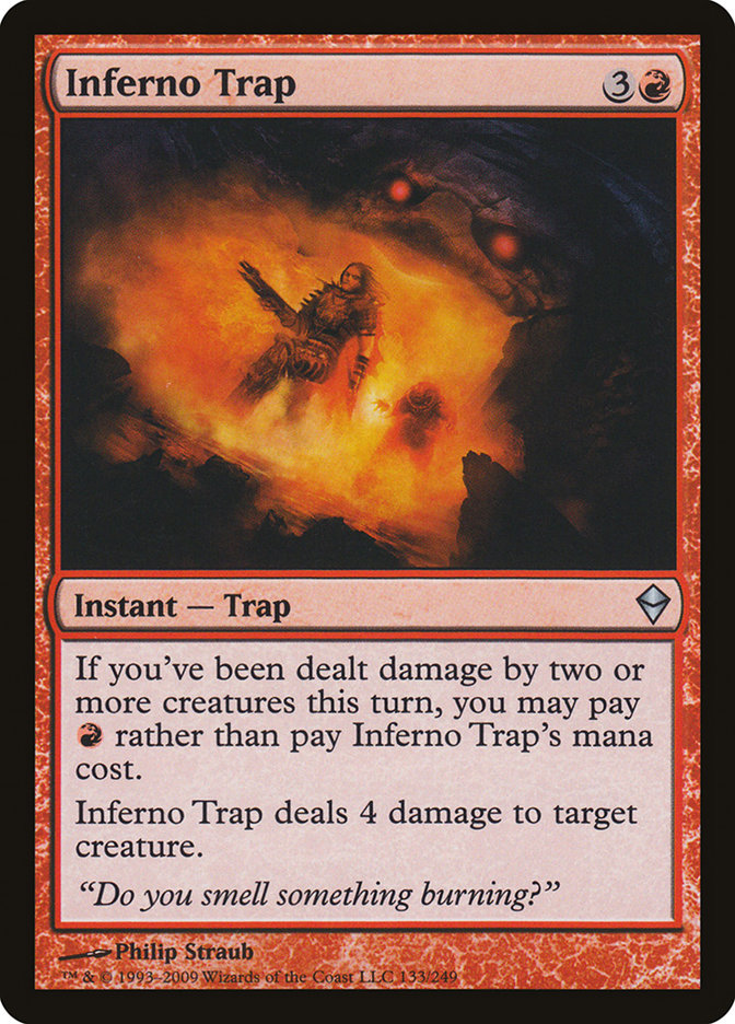 Inferno Trap [Zendikar] | Webway Games