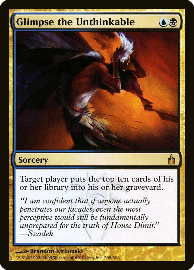 Glimpse the Unthinkable [Ravnica: City of Guilds] | Webway Games