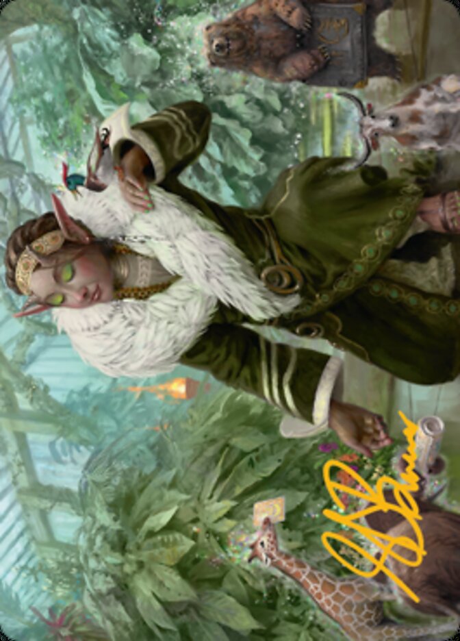 Rumor Gatherer Art Card (Gold-Stamped Signature) [Streets of New Capenna Art Series] | Webway Games