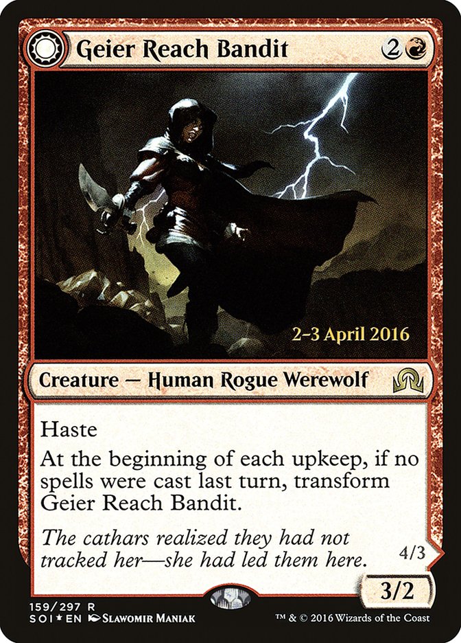 Geier Reach Bandit // Vildin-Pack Alpha (Prerelease) [Shadows over Innistrad Prerelease Promos] | Webway Games