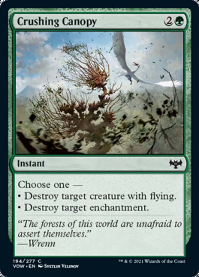 Crushing Canopy [Innistrad: Crimson Vow] | Webway Games
