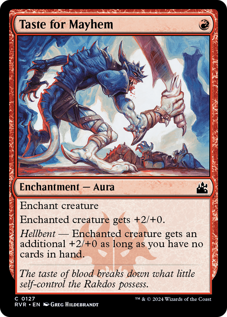 Taste for Mayhem [Ravnica Remastered] | Webway Games