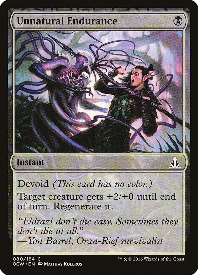 Unnatural Endurance [Oath of the Gatewatch] | Webway Games