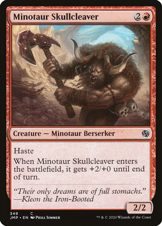 Minotaur Skullcleaver [Jumpstart] | Webway Games