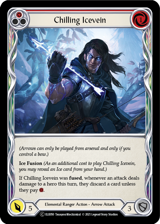 Chilling Icevein (Red) [U-ELE050] Unlimited Normal | Webway Games