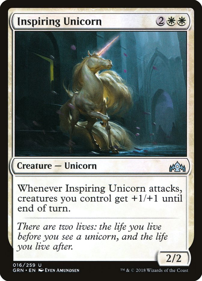 Inspiring Unicorn [Guilds of Ravnica] | Webway Games