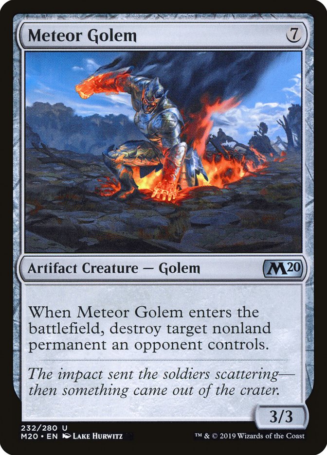 Meteor Golem [Core Set 2020] | Webway Games