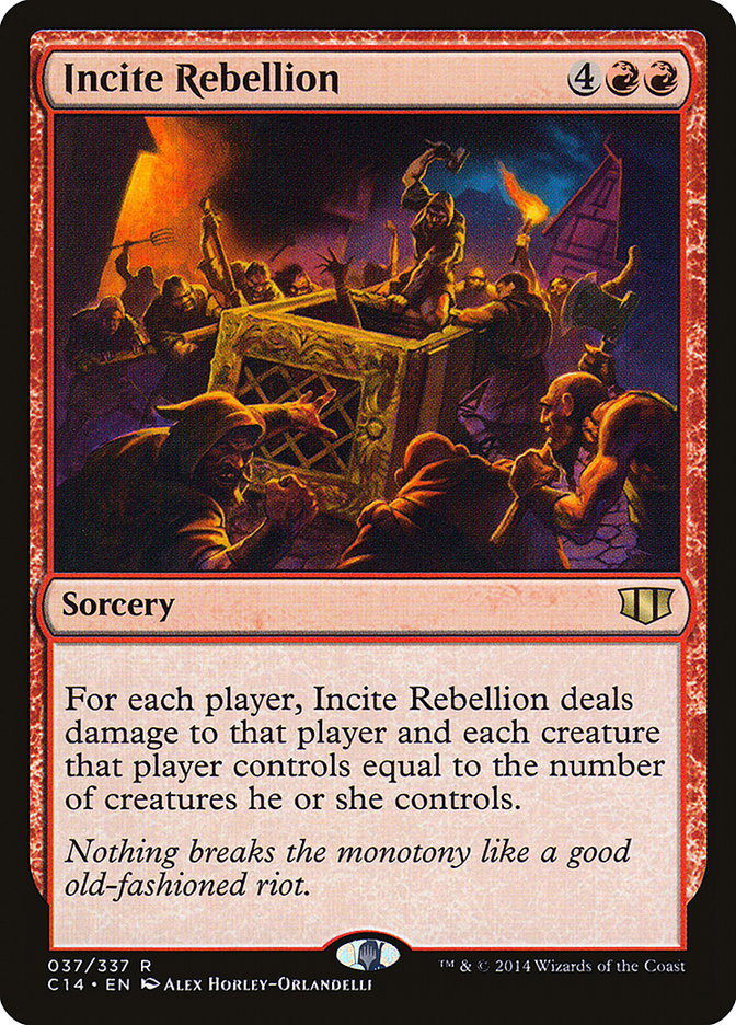 Incite Rebellion [Commander 2014] | Webway Games