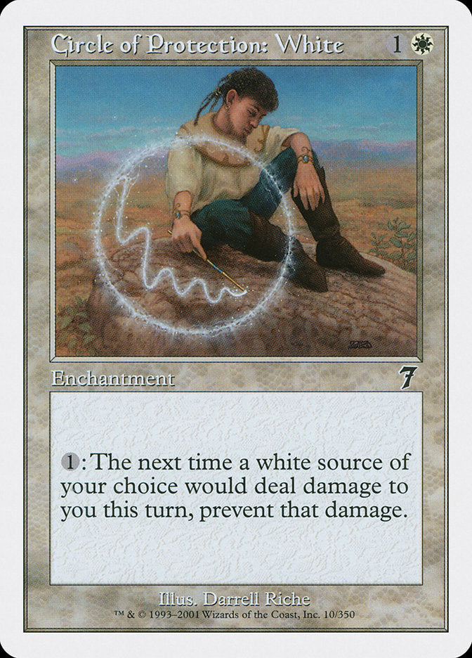 Circle of Protection: White [Seventh Edition] | Webway Games
