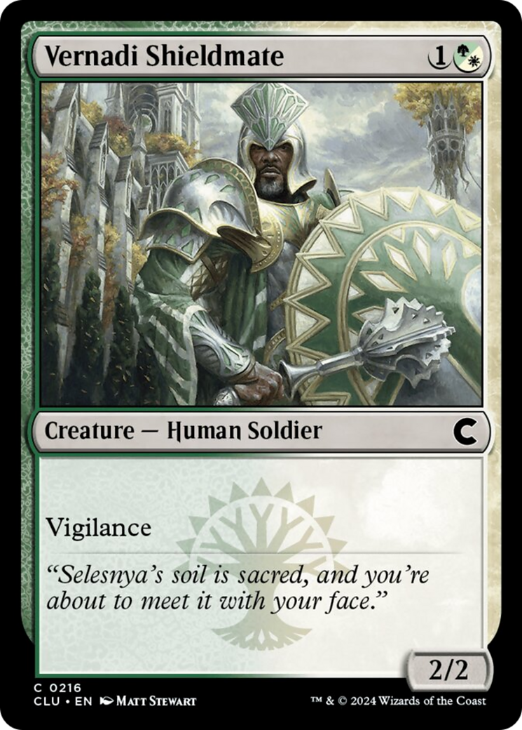 Vernadi Shieldmate [Ravnica: Clue Edition] | Webway Games
