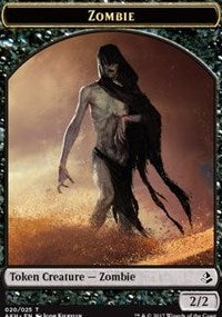 Zombie // Trueheart Duelist Token [Amonkhet Tokens] | Webway Games