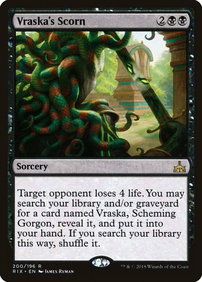 Vraska's Scorn [Rivals of Ixalan] | Webway Games