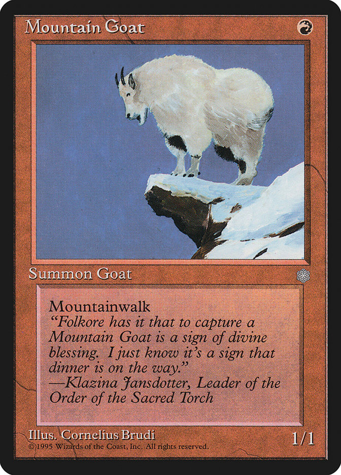 Mountain Goat [Ice Age] | Webway Games