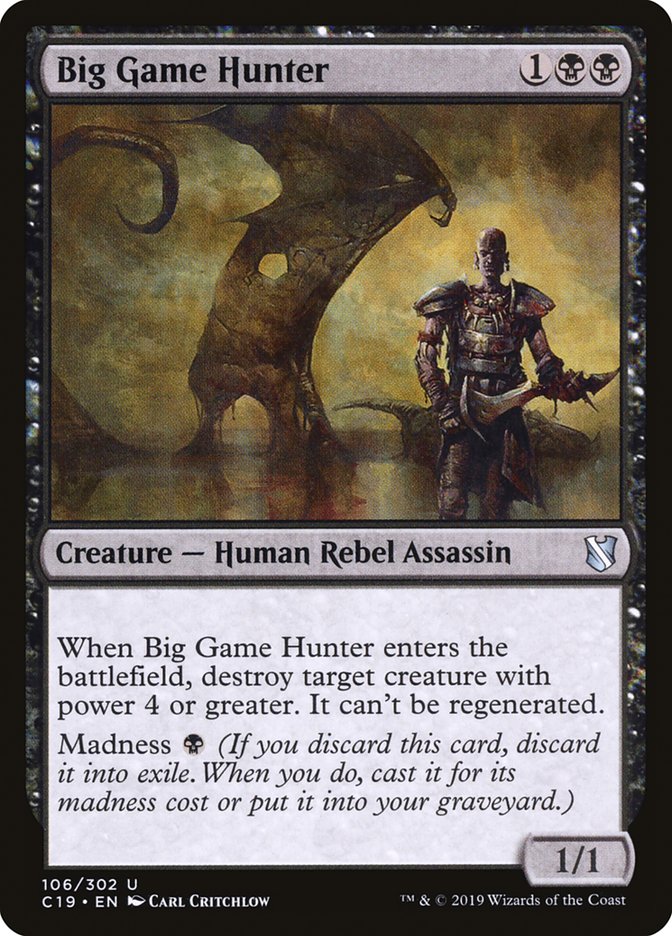 Big Game Hunter [Commander 2019] | Webway Games