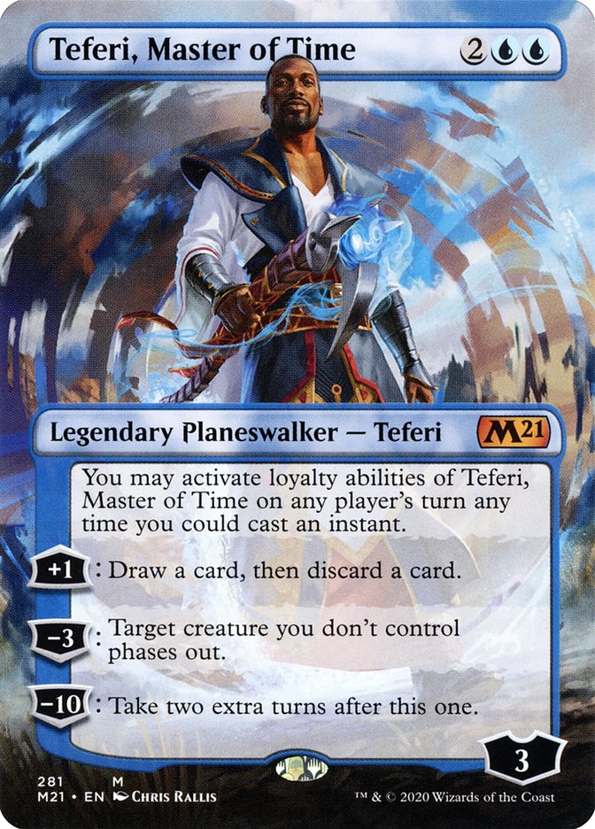 Teferi, Master of Time (Borderless) [Core Set 2021] | Webway Games