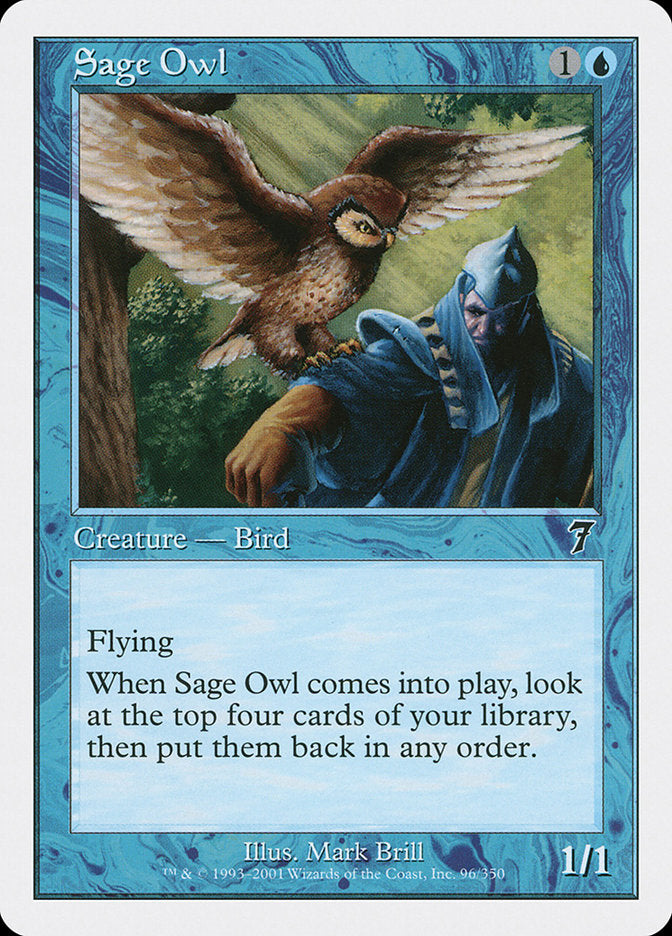 Sage Owl [Seventh Edition] | Webway Games
