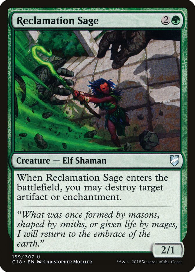 Reclamation Sage [Commander 2018] | Webway Games