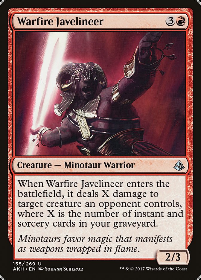 Warfire Javelineer [Amonkhet] | Webway Games