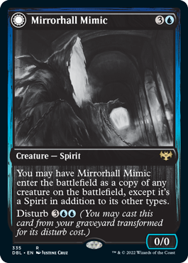Mirrorhall Mimic // Ghastly Mimicry [Innistrad: Double Feature] | Webway Games