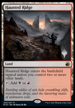 Haunted Ridge (Promo Pack) [Innistrad: Midnight Hunt Promos] | Webway Games