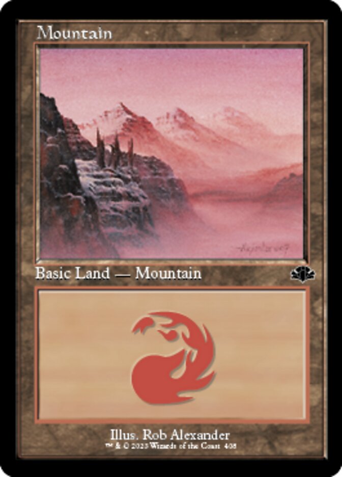 Mountain (408) (Retro) [Dominaria Remastered] | Webway Games