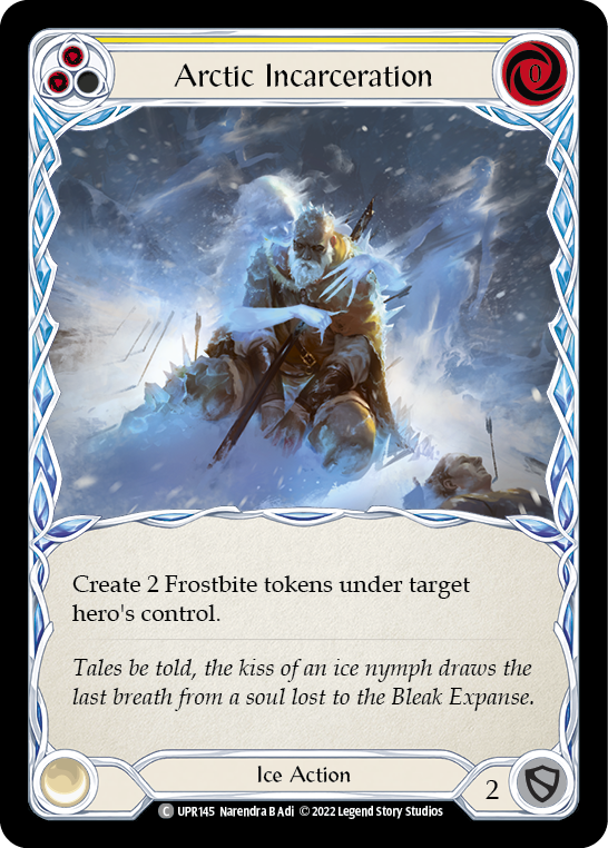 Arctic Incarceration (Yellow) [UPR145] (Uprising)  Rainbow Foil | Webway Games