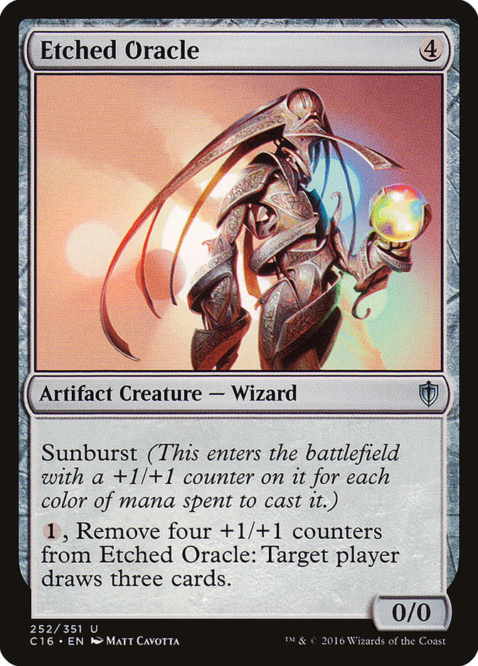 Etched Oracle [Commander 2016] | Webway Games
