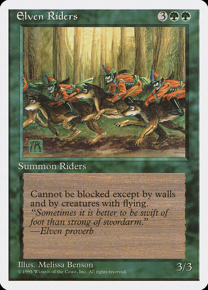 Elven Riders [Fourth Edition] | Webway Games