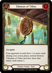 Talisman of Tithes [EVR192] (Everfest)  1st Edition Cold Foil | Webway Games