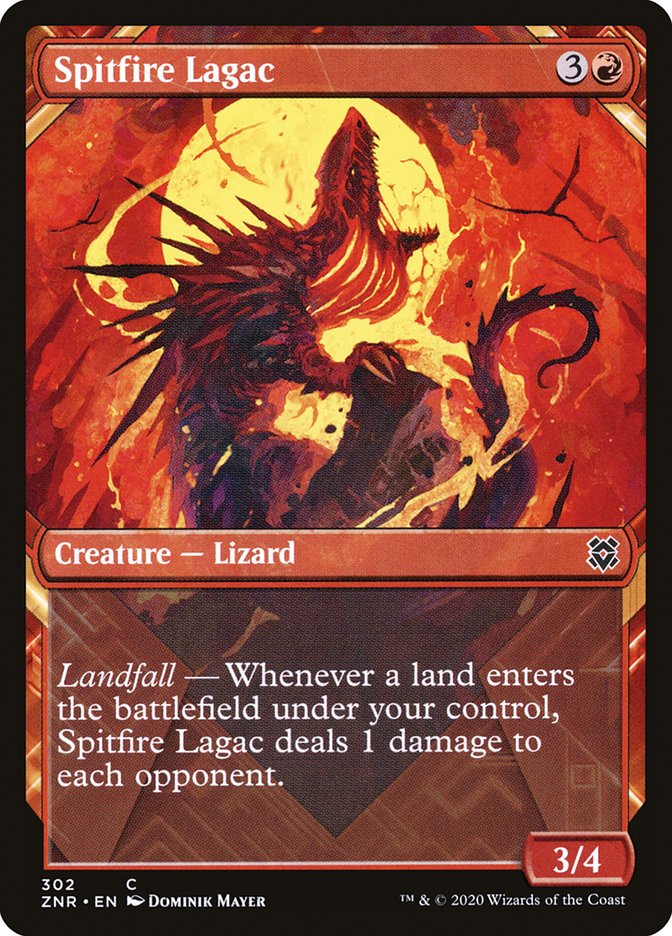 Spitfire Lagac (Showcase) [Zendikar Rising] | Webway Games