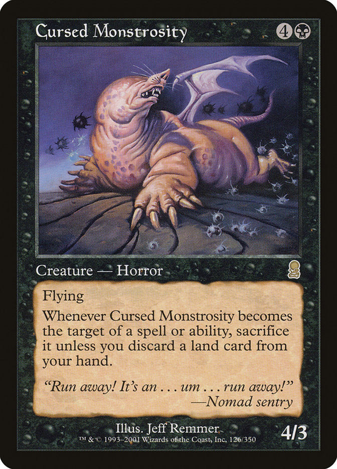 Cursed Monstrosity [Odyssey] | Webway Games