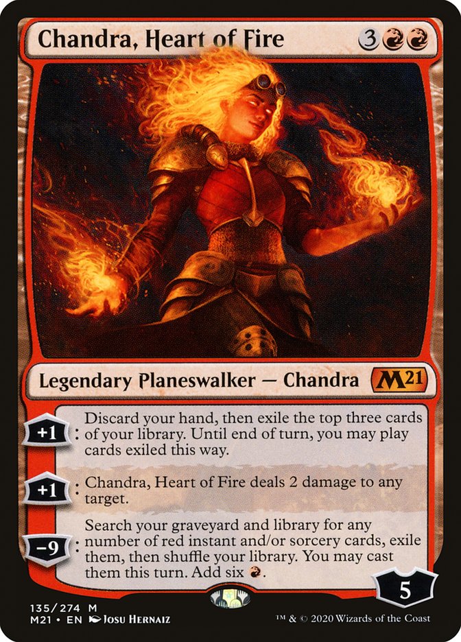 Chandra, Heart of Fire [Core Set 2021] | Webway Games