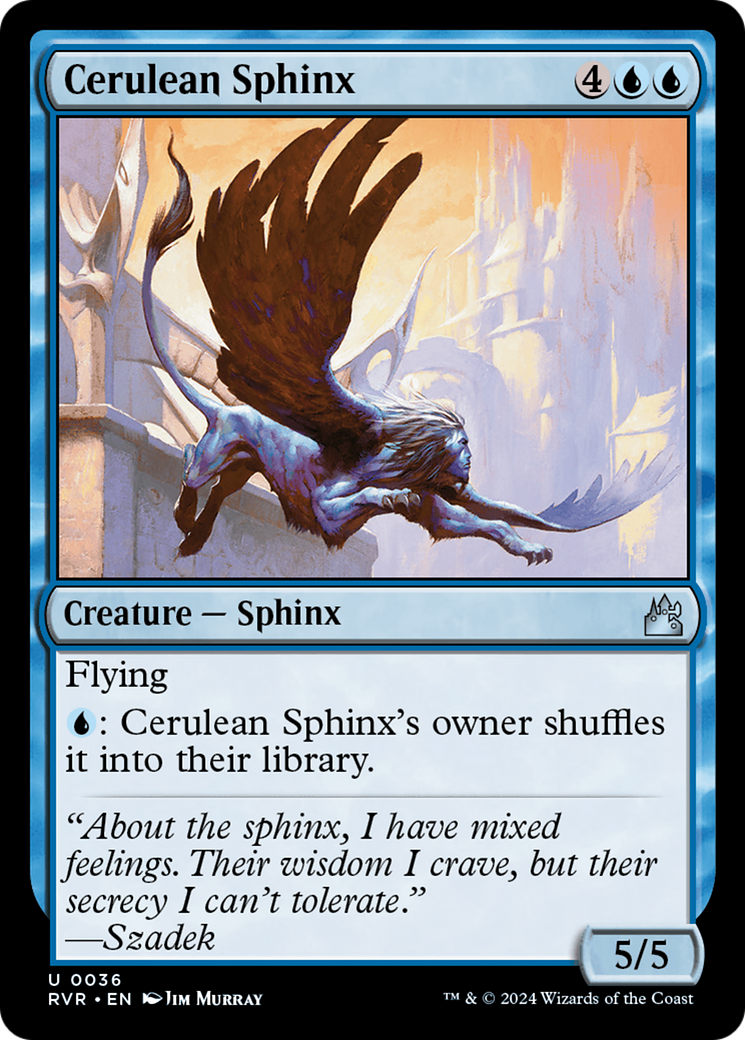 Cerulean Sphinx [Ravnica Remastered] | Webway Games